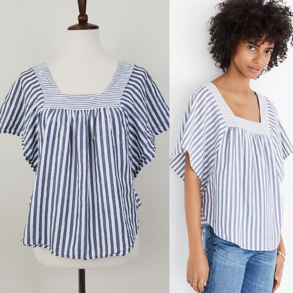 Madewell Striped Butterfly Top